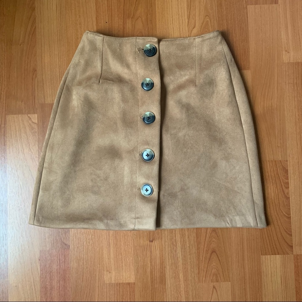 Button down skirt